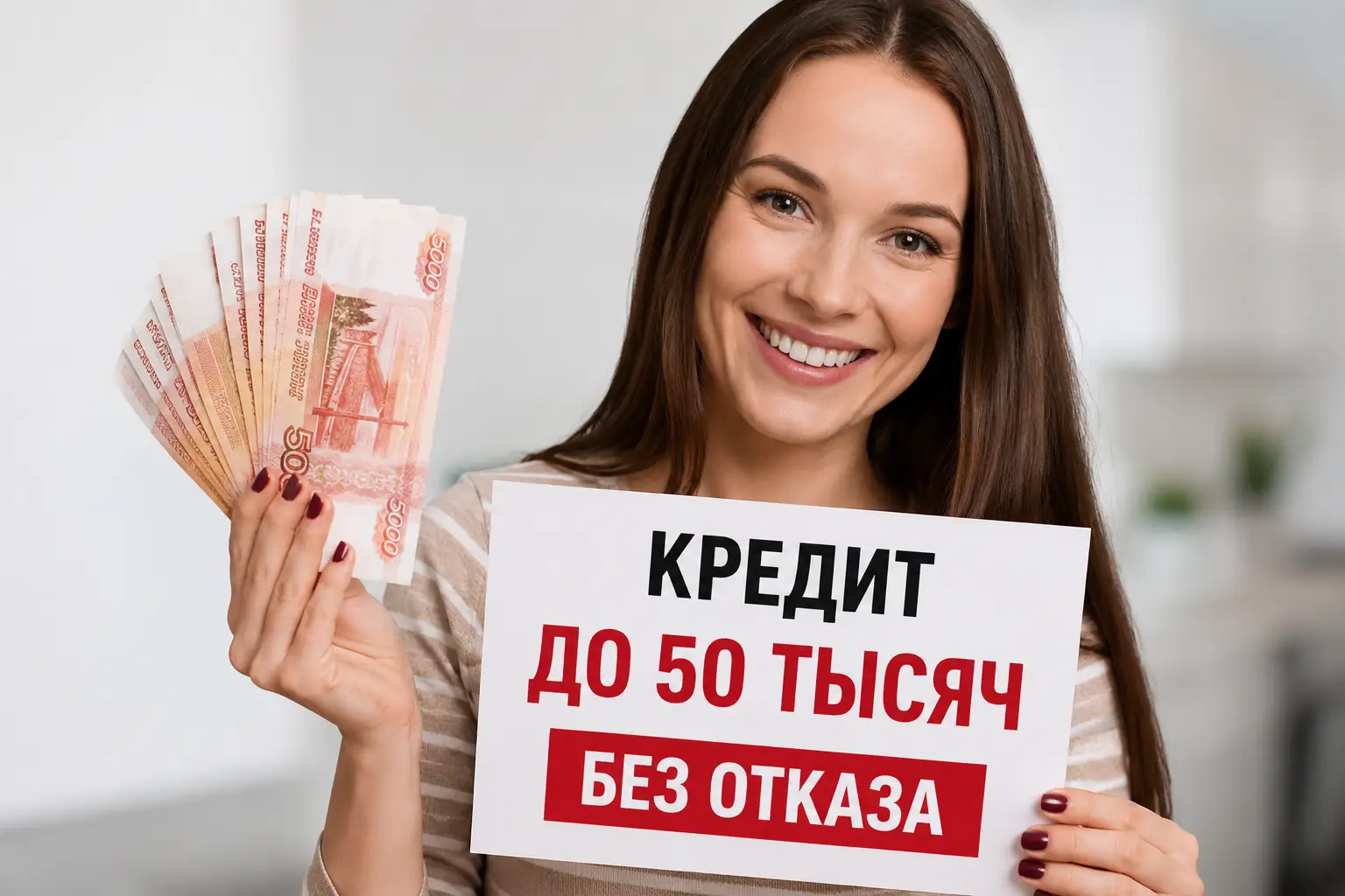 Кредит до 50 тысяч без отказа