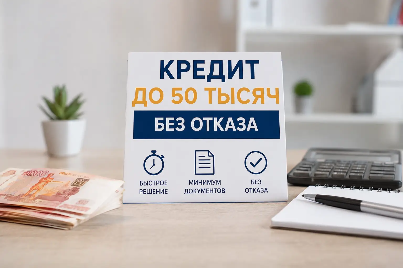 Кредит до 50 тысяч без отказа Что на самом деле означает кредит до 50 тысяч без отказа