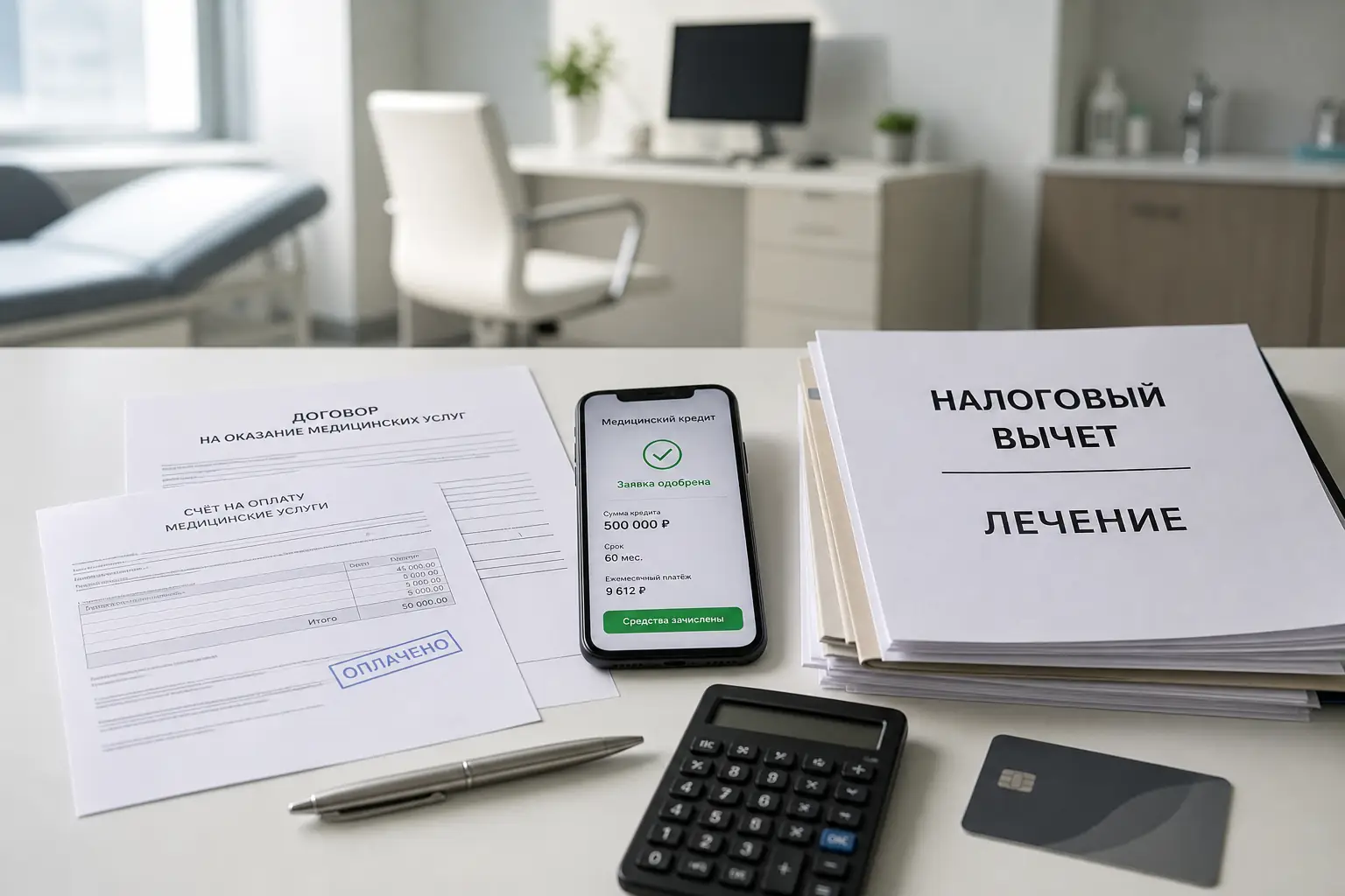 Кредит на лечение Можно ли получить налоговый вычет за лечение