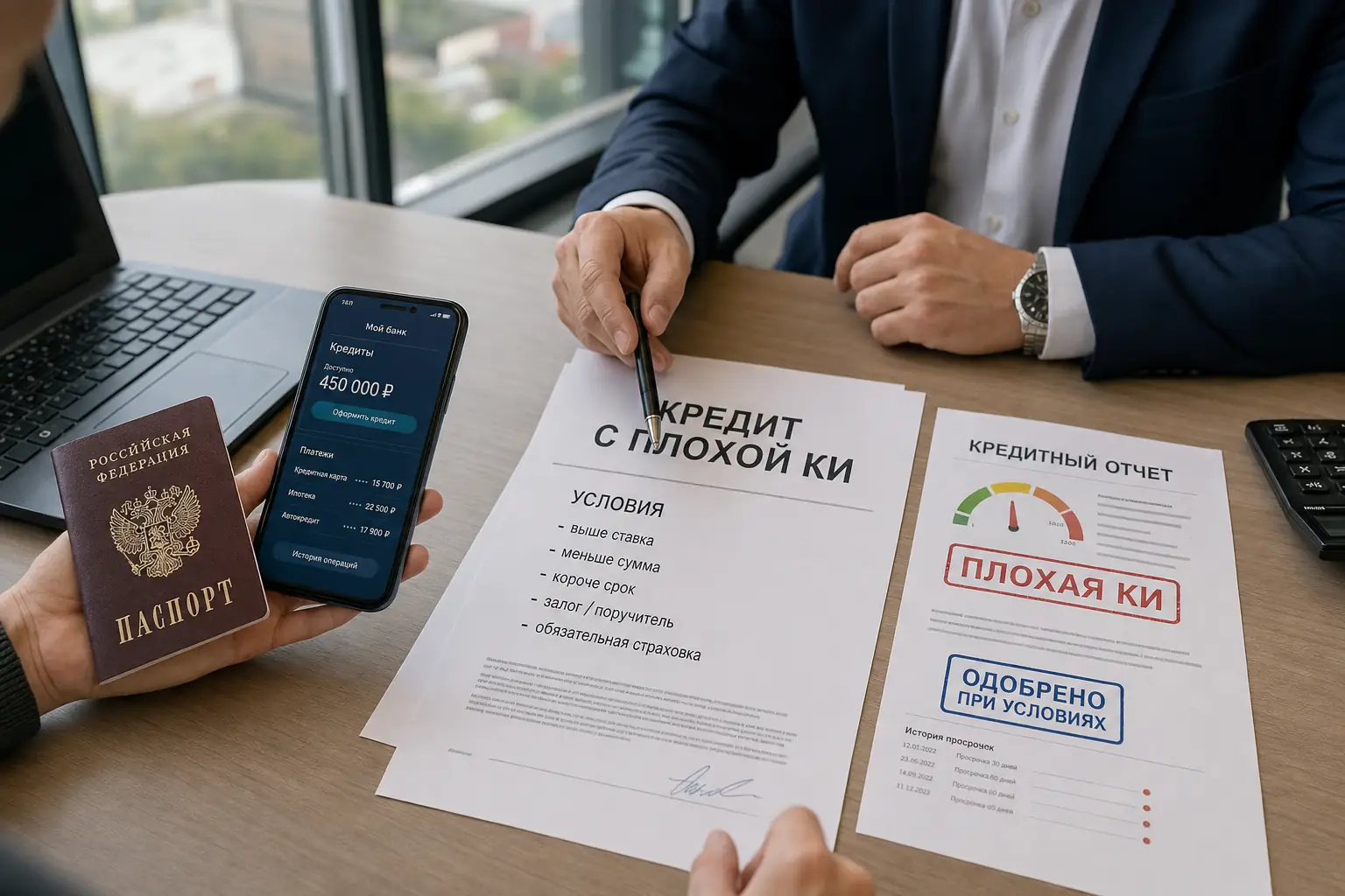Кредит с плохой кредитной историей Какие условия предлагают заемщикам с плохой КИ