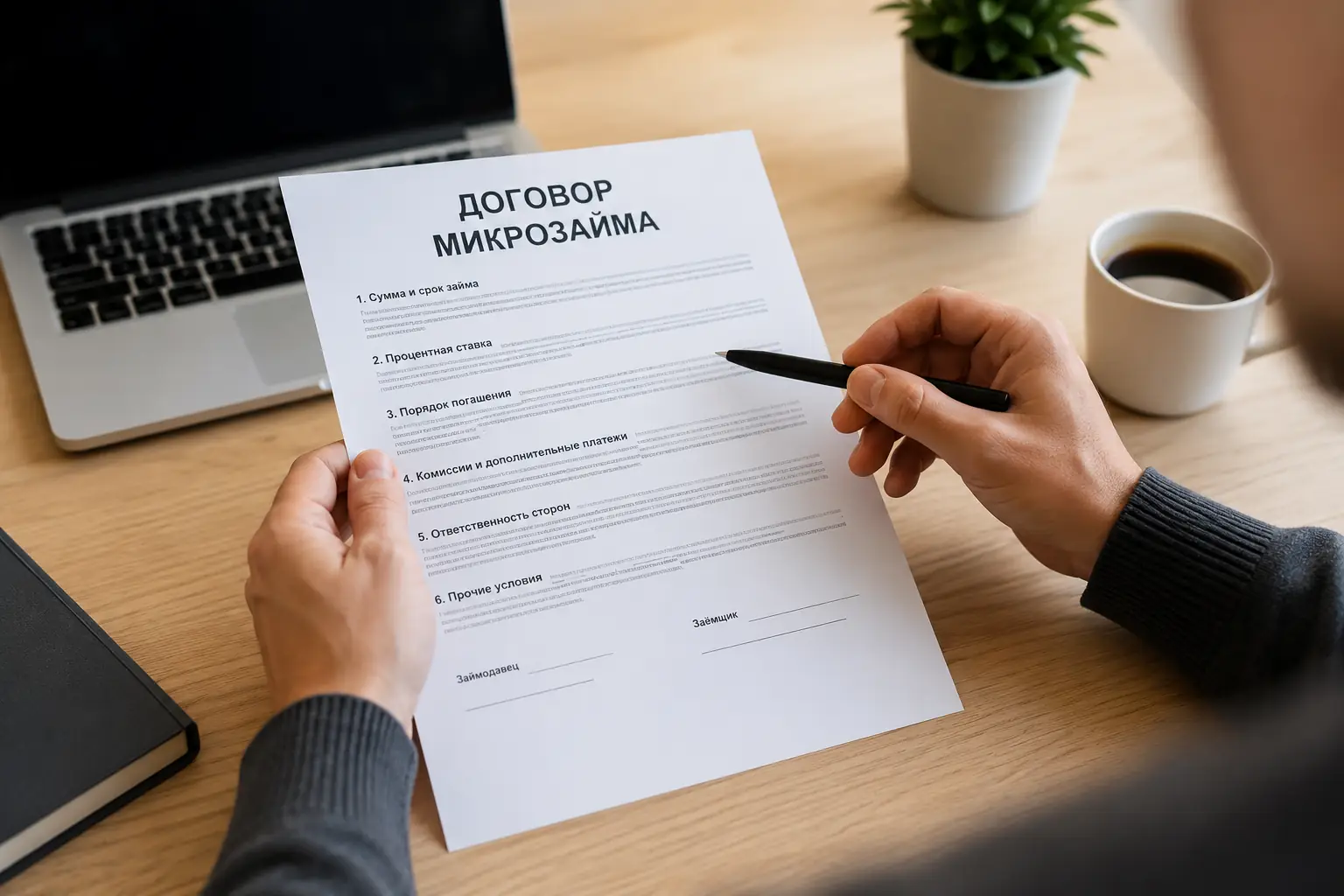 Микрозайм без кредитной истории На что смотреть в договоре