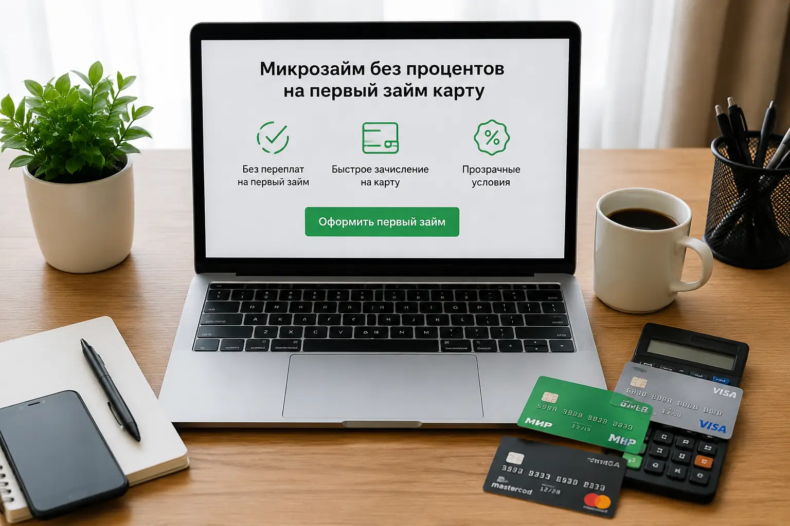 Микрозайм без процентов на первый займ карту: как оформить первый займ и не переплатить Что может пригодиться читателю