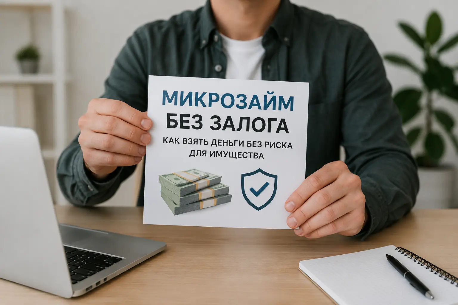 Микрозайм без залога: как взять деньги без риска для имущества