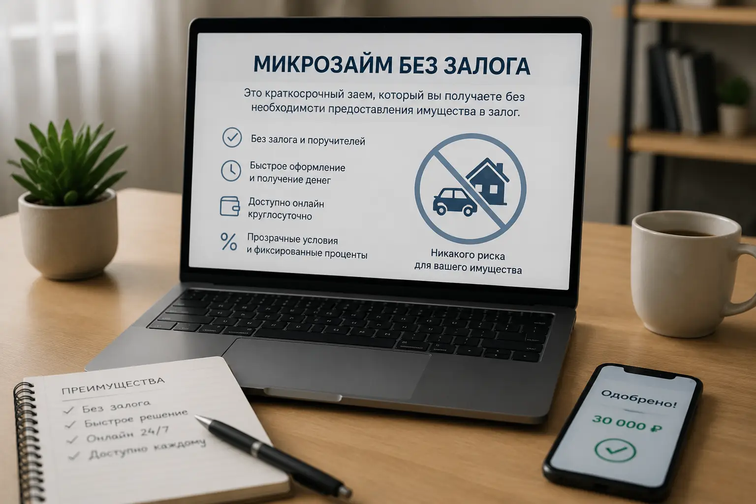 Микрозайм без залога: как взять деньги без риска для имущества Что такое микрозайм без залога