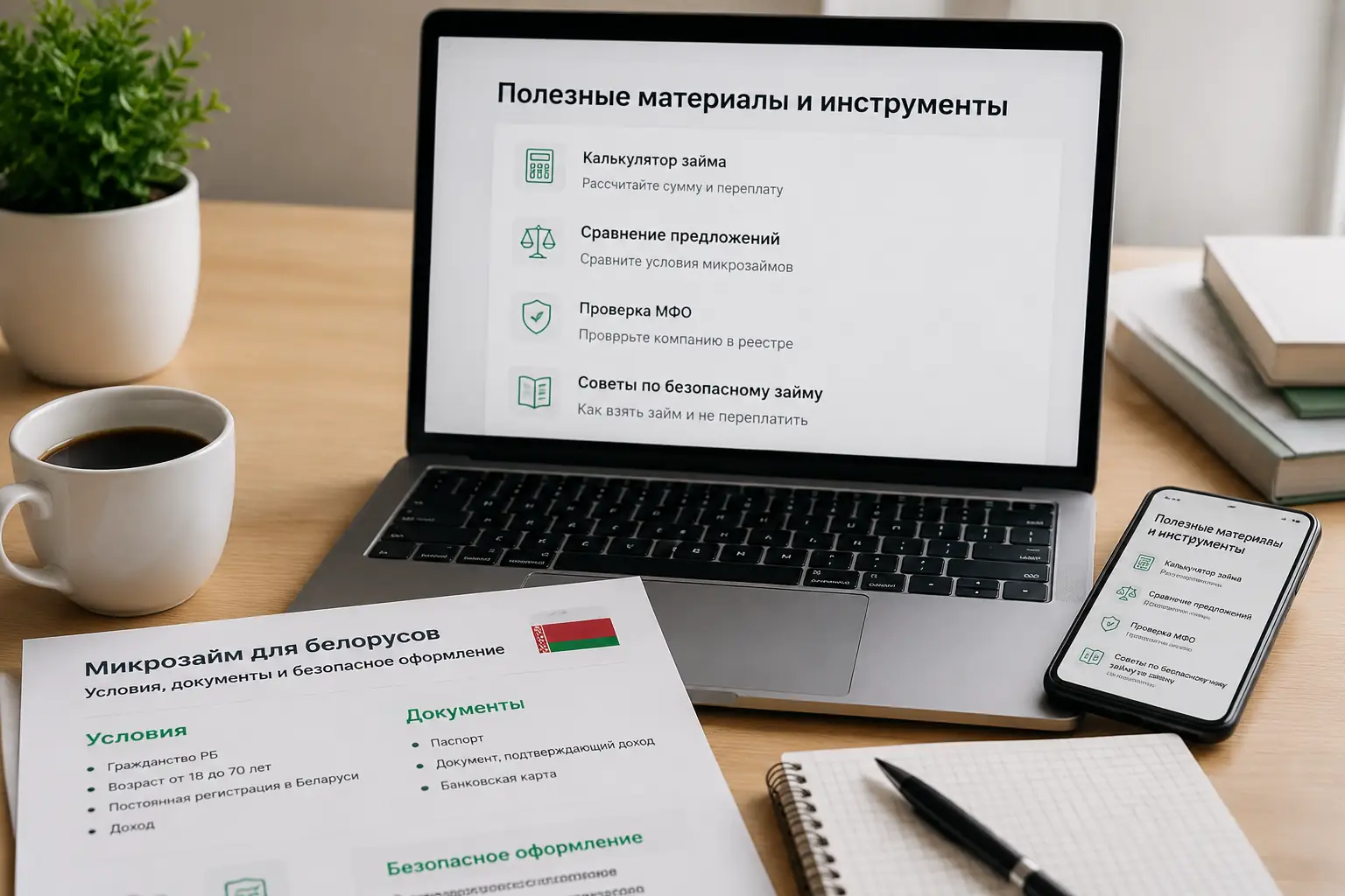 Микрозайм для белорусов: условия, документы и безопасное оформление Полезные материалы и инструменты