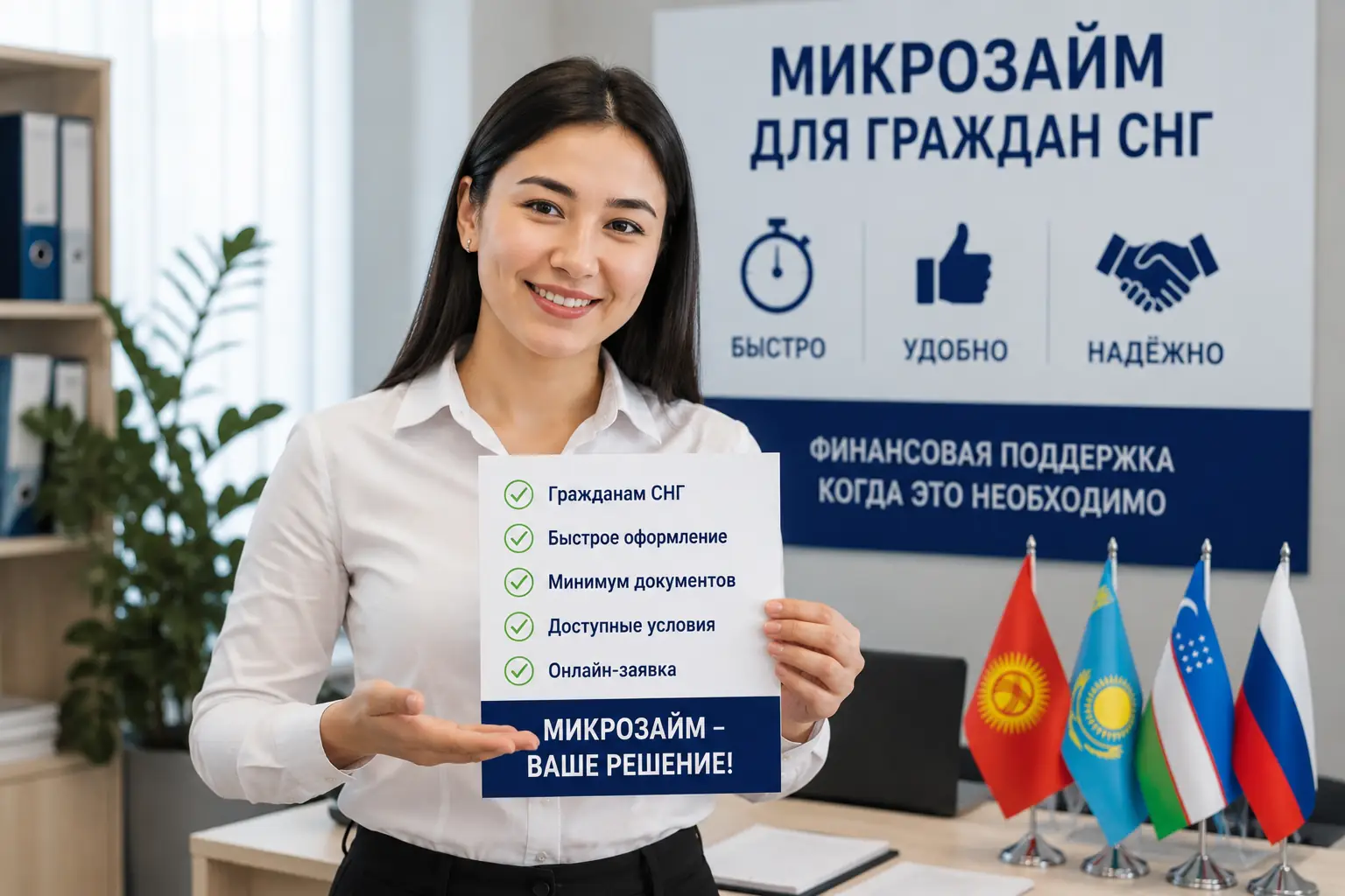 Микрозайм для граждан СНГ Вывод