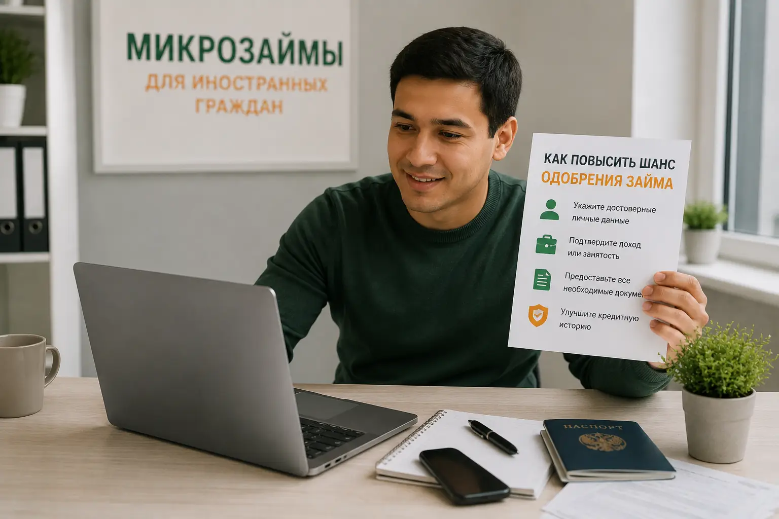 Микрозайм для иностранных граждан: как получить займ в России и не ошибиться Как повысить шанс одобрения