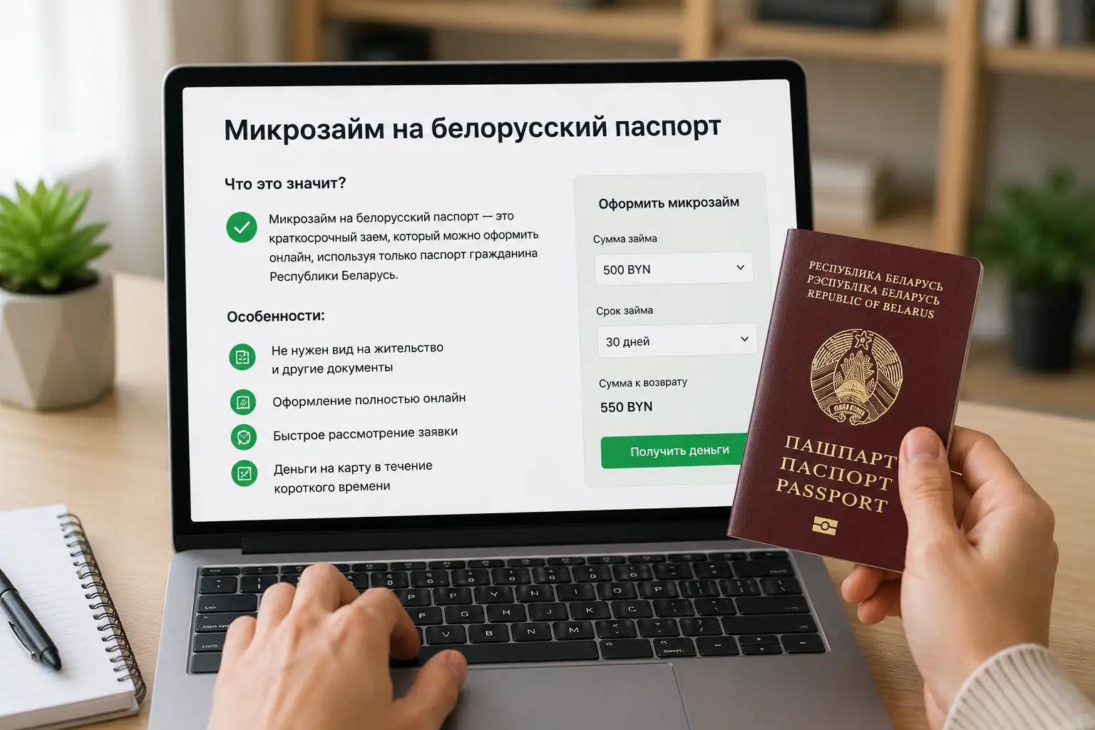 Микрозайм на белорусский паспорт Что означает микрозайм на белорусский паспорт