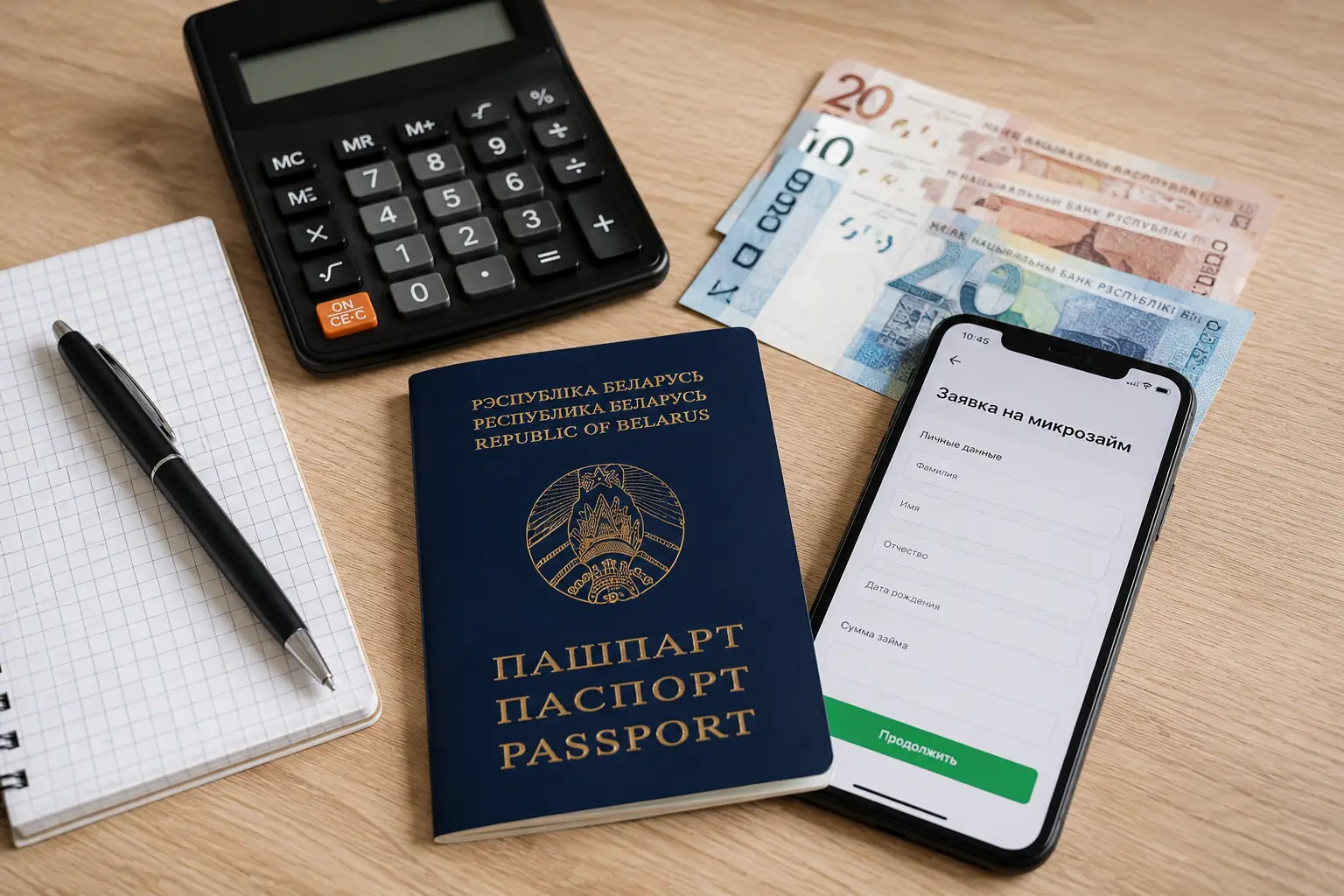Микрозайм на белорусский паспорт Что может пригодиться читателю