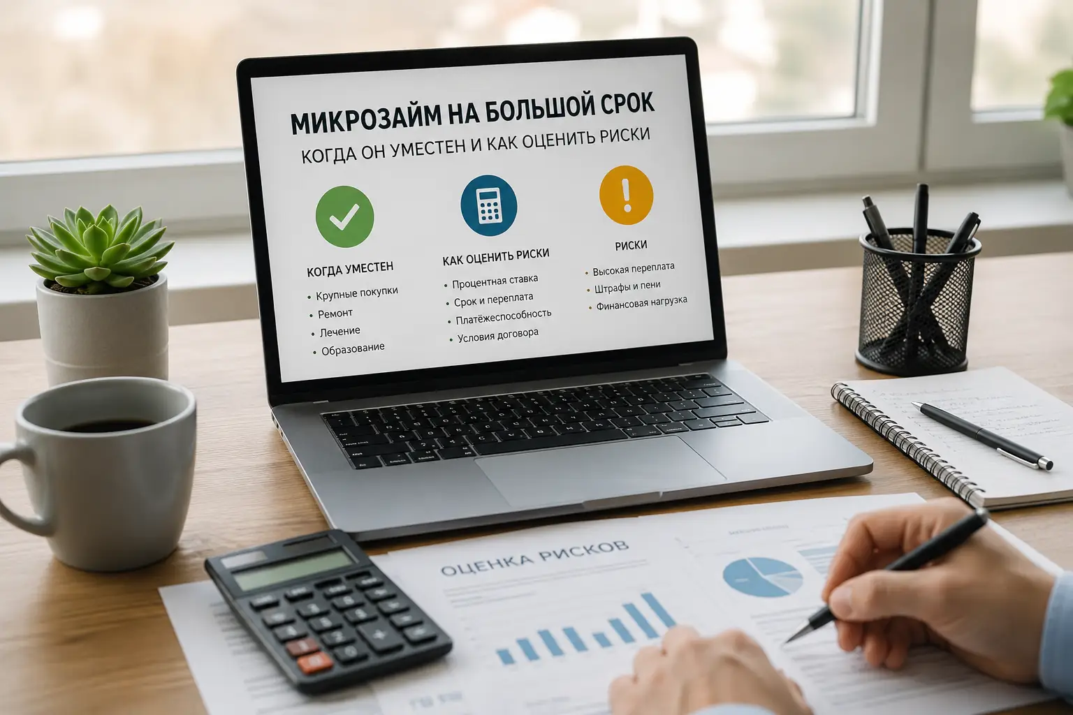 Микрозайм на большой срок: когда он уместен и как оценить риски