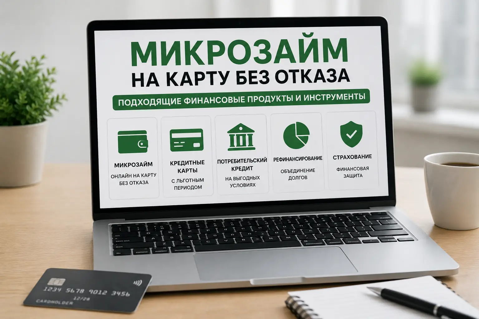 Микрозайм на карту без отказа Подходящие финансовые продукты и инструменты