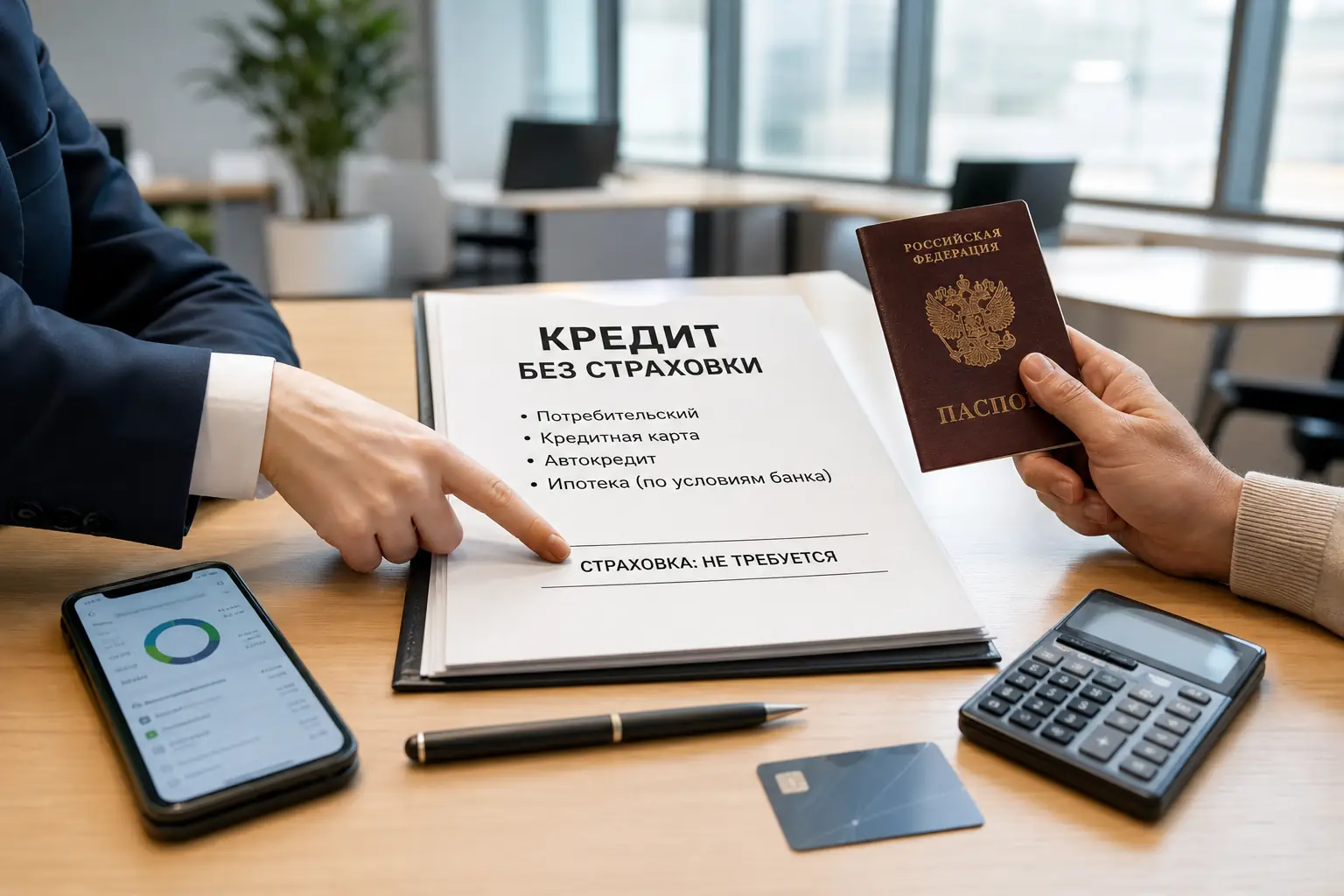 Выгодные кредиты без страховки Какие кредиты можно оформить без страховки