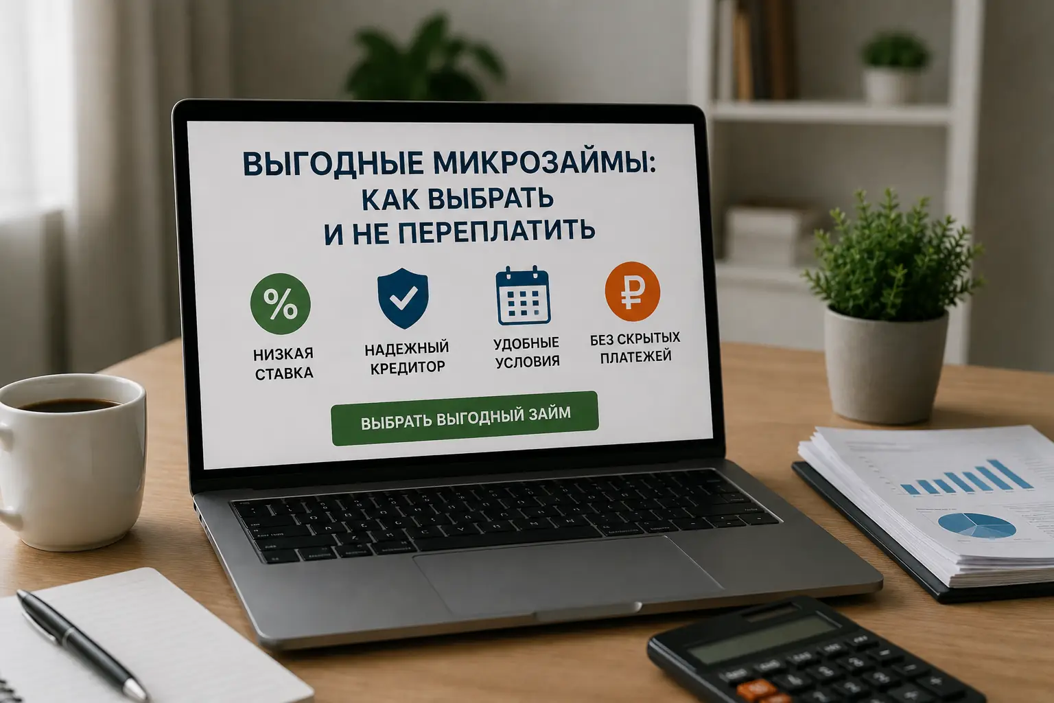 Выгодные микрозаймы: как выбрать и не переплатить