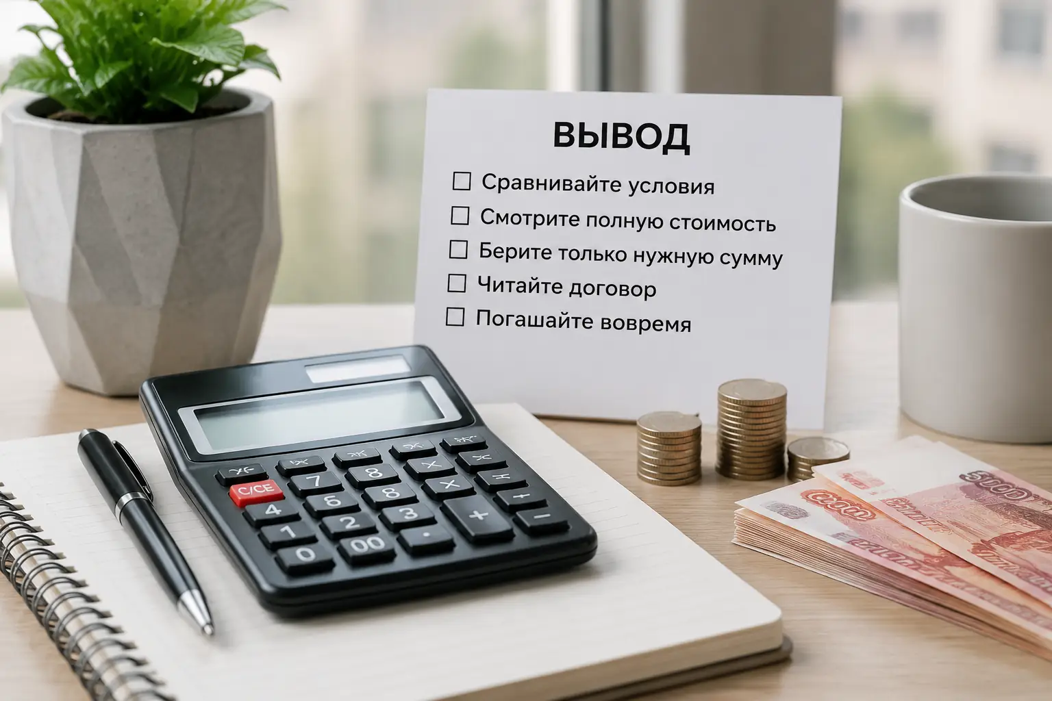 Выгодные микрозаймы: как выбрать и не переплатить Вывод