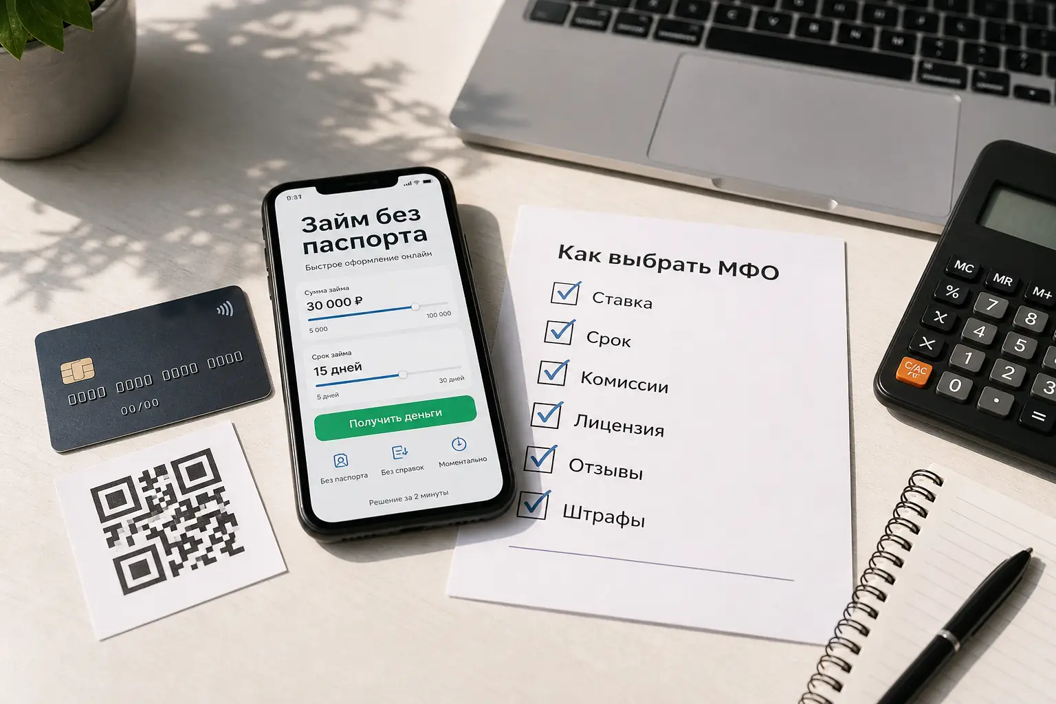 Займ без паспорта Как выбрать МФО и условия займа