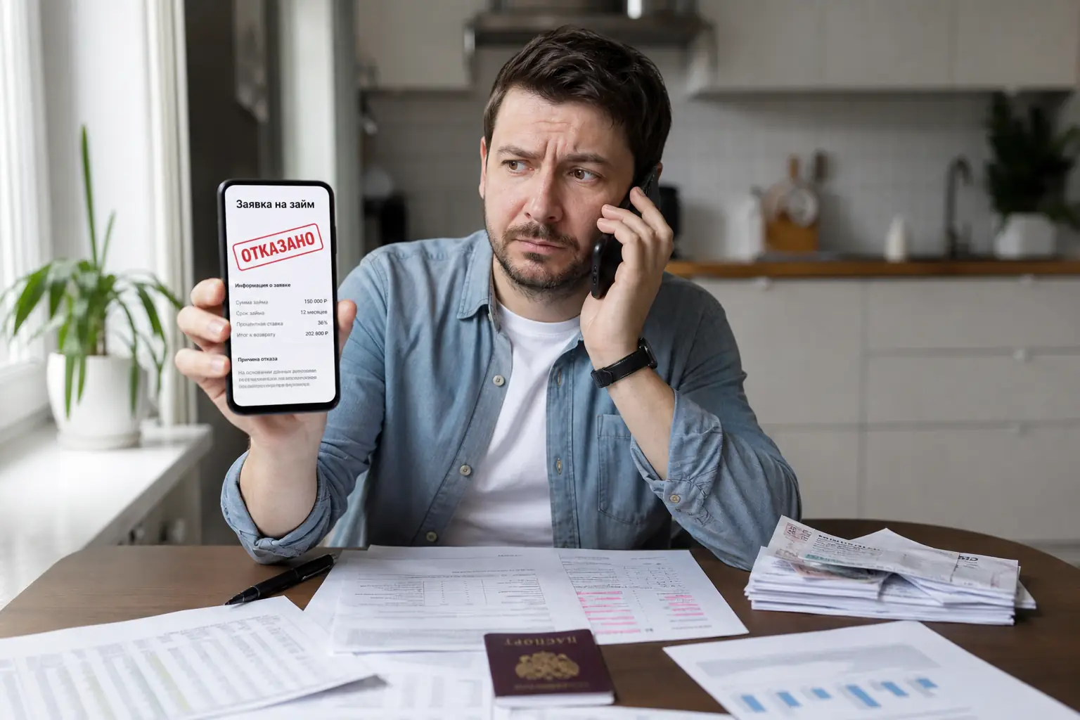 Займ по телефону Почему могут отказать в займе